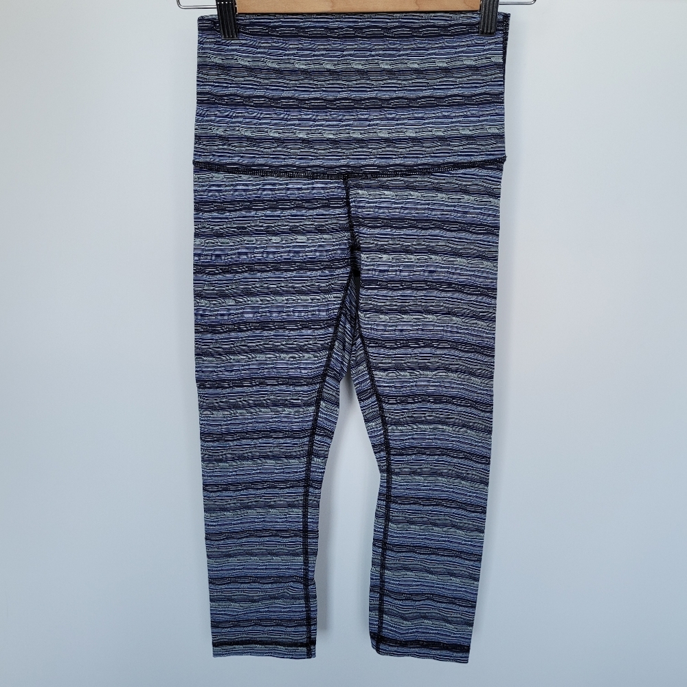 lululemon Wunder Under Crop in Space Dye Twist